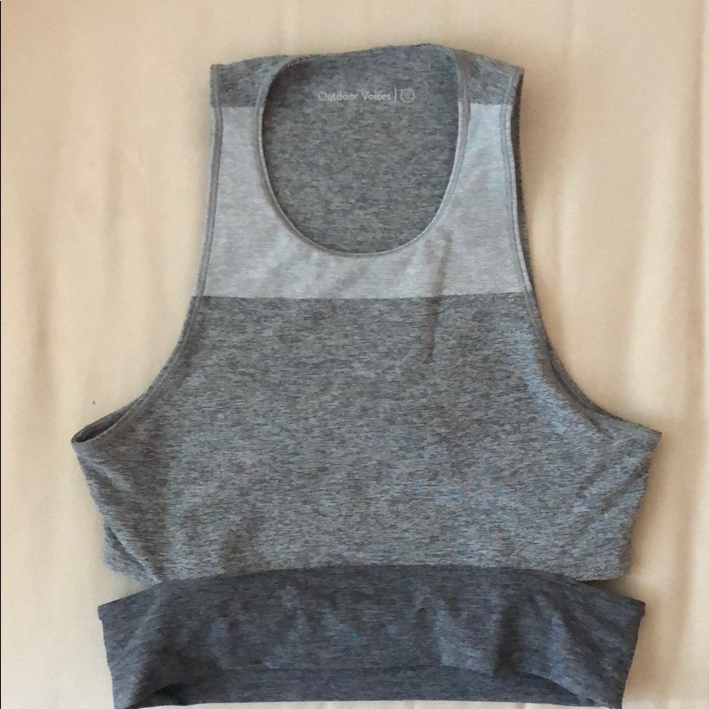 Outdoor Voices Tri-tone sports bra
